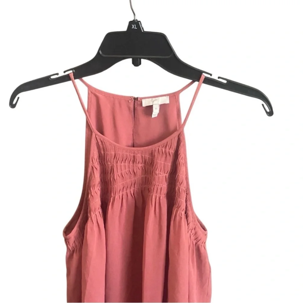 Joie Soseh Smocked Sleeveless Top, Burnt Terracotta… size medium - Picture 10 of 12